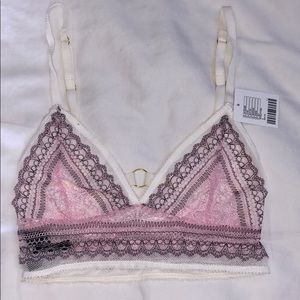 pink bralette